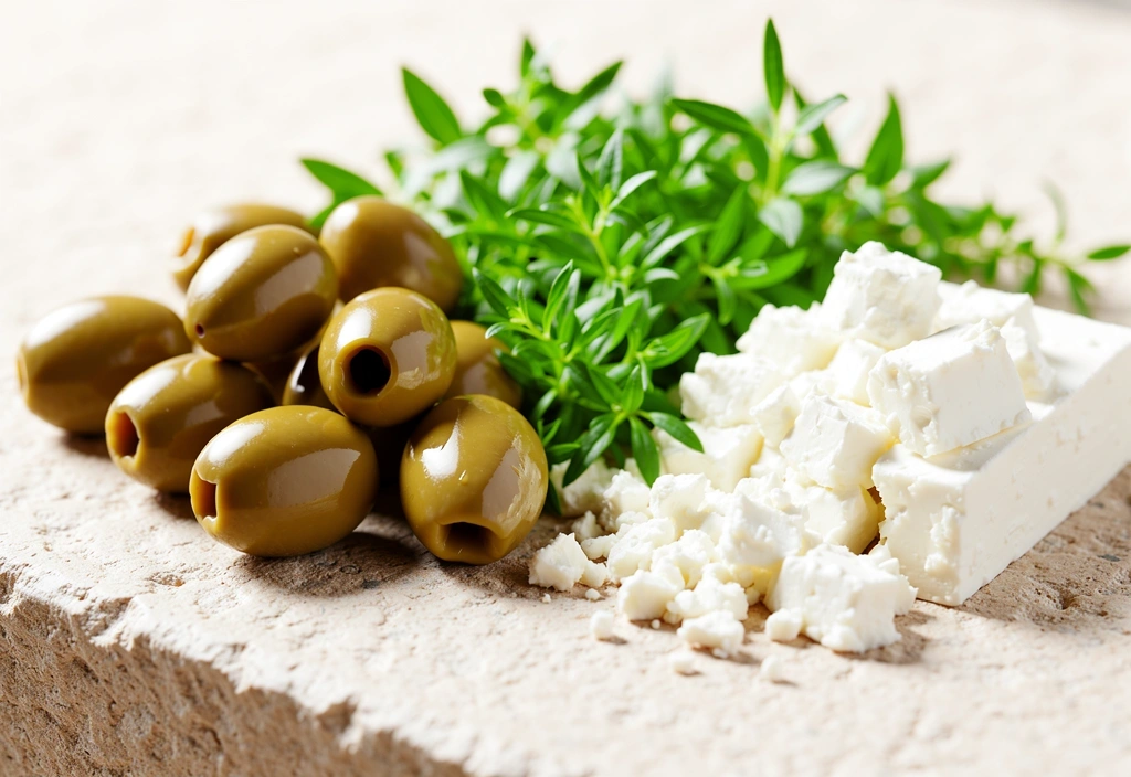 Healthy Mediterranean ingredients